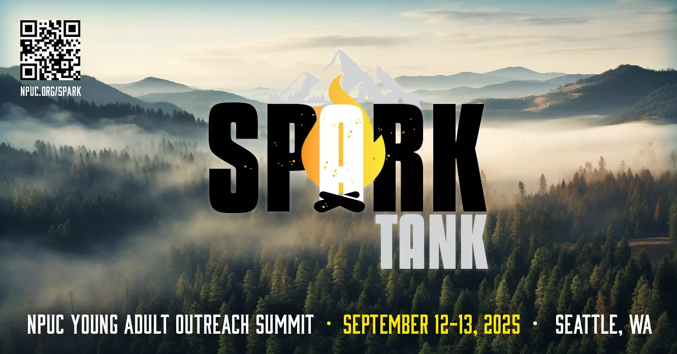 A promotional graphic for the Young Adult Outreach Summit on October 19, 2024